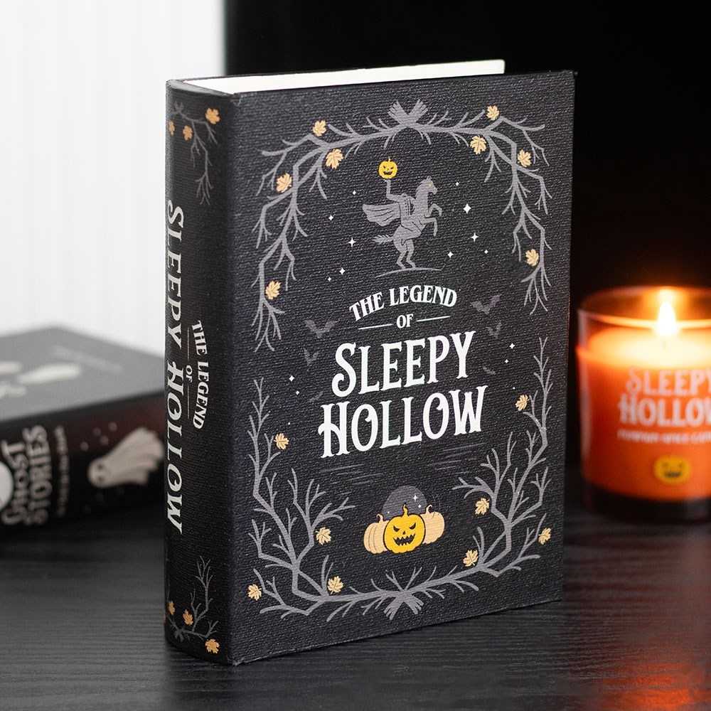 Something Different - Sleepy Hollow Book Shaped Decorative box - Multicolours